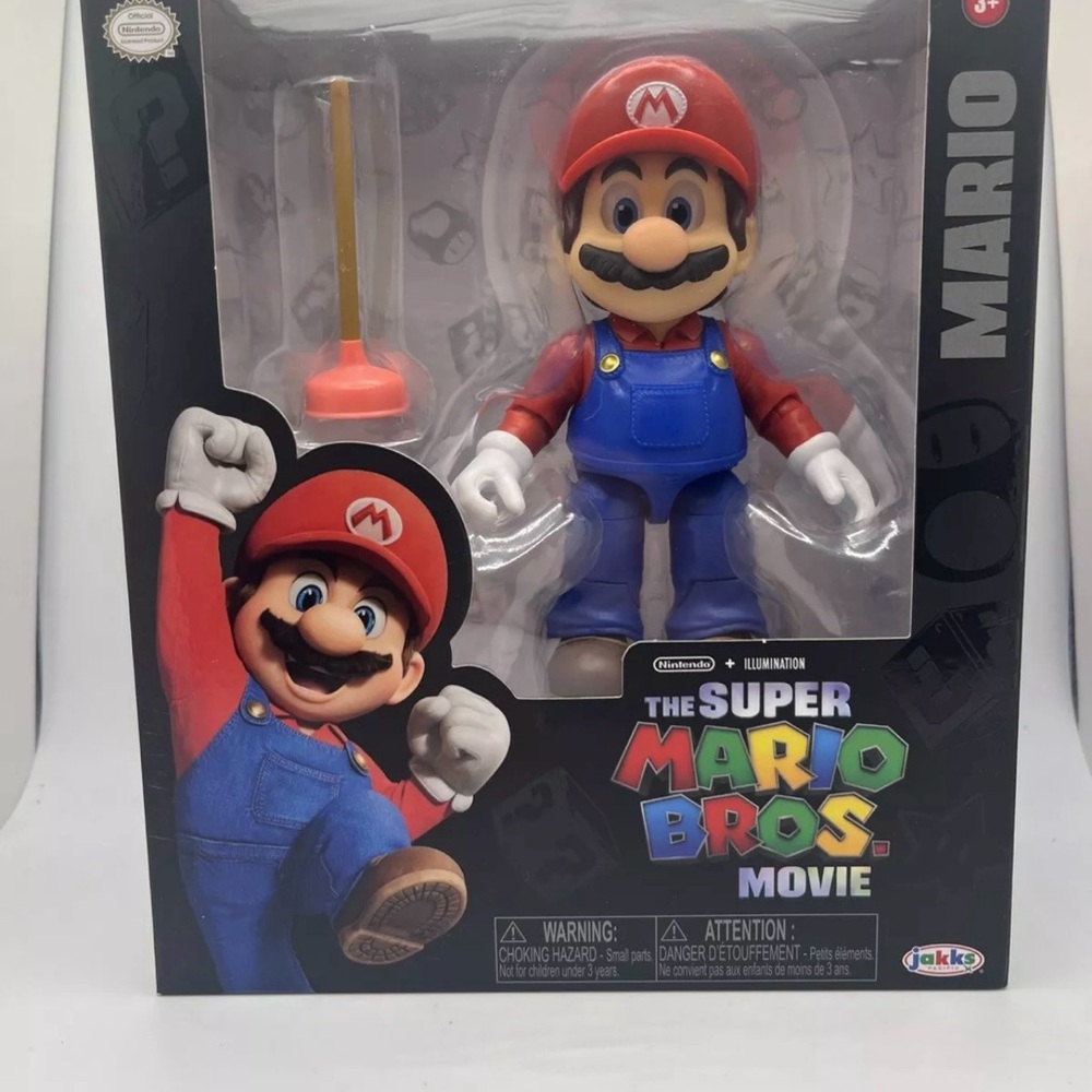 Nintendo Super Mario Bros. Movie Action Figure - Red & Blue